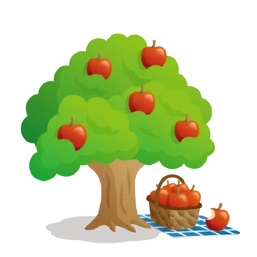 дерево, фон яблоня, apple tree, дерево яблоками, яблоня игрушечное