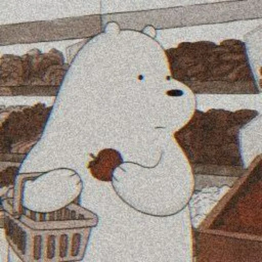 эстетика, медведь белый, вся правда о медведях, we bare bears ice bear, we bare bears мультфильм 2020