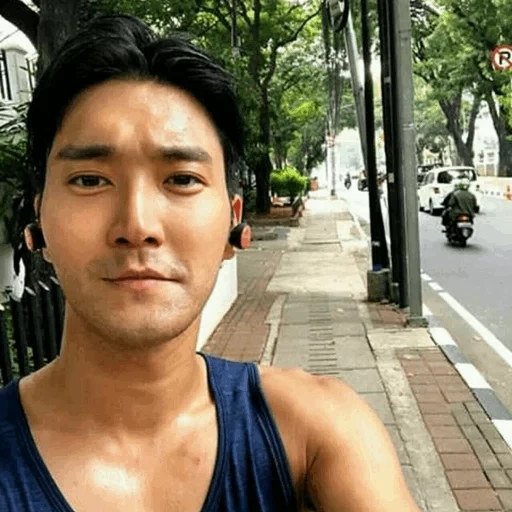 siwon, asiatisch, nonton, ganteng, choi shi-von selfie