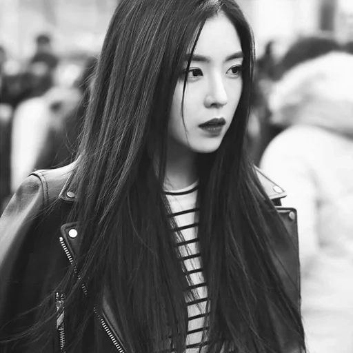 jisa blackpink, airin en velours rouge, filles coréennes, coréen aux cheveux noirs, belles filles coréennes irin