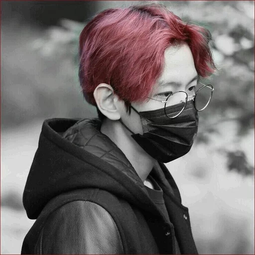 pak chanyeol, kim jong en, baekhyun exo, cortes de pelo coreanos, el cabello rojo es corto