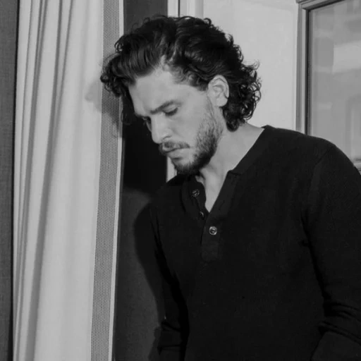 der männliche, keith harington, männliches porträt, gutaussehende männer, kit harington profil