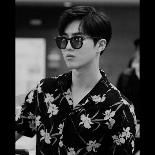 chanel, exo seco, baekhyun exo, gafas exo suho