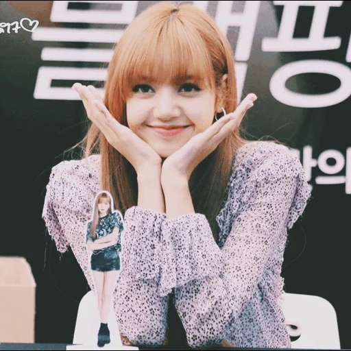 jeune femme, rose noir, blackpink lisa, blackpink olens, réunion des fans de blackpink