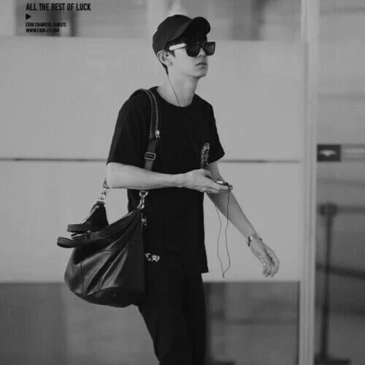 chanyeol exo, style chimin, baekhyun exo, type d'aéroport de chanor, style d'aéroport park chang yeol