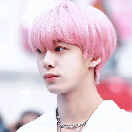 monsta x, hyungwon pink, wonho pink hair, monsta x hyungwon, stray kids capelli rosa