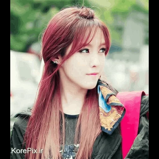 hyuna, hemina tiara, a república da coréia, elris arando, cabelos ruivos