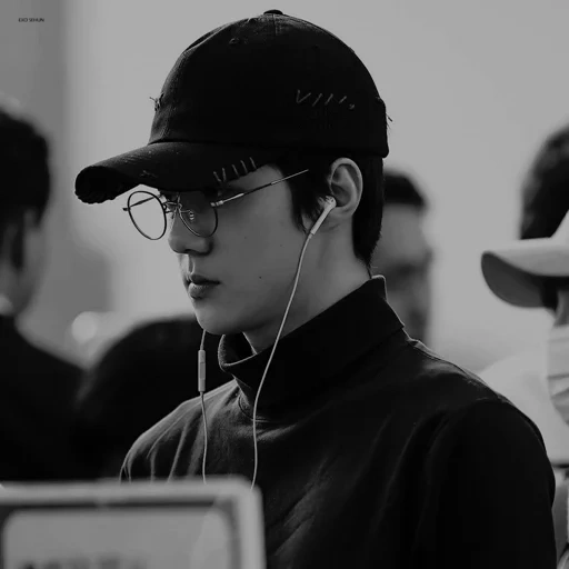 азиат, exo sehun, пак чанёль, сехун кепке, baekhyun baseball