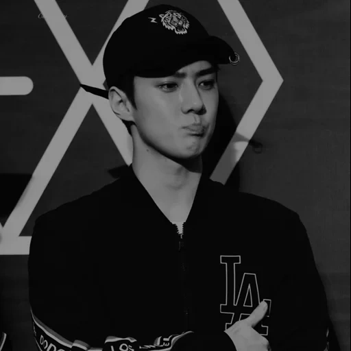 sehun, jalur, pak chanyeol, sehun cap, exo chanyeol