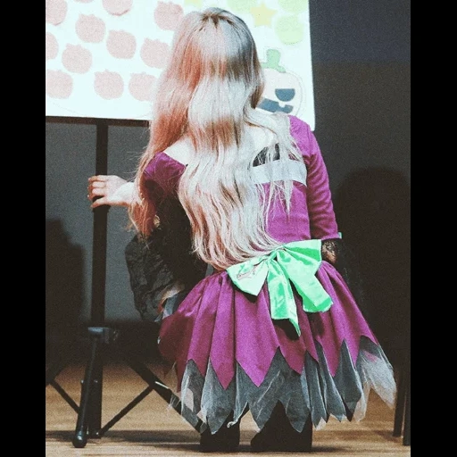 traje de niña, princesa cargada, vestido de estilo rock, monster seafood, ropa de niña de halloween