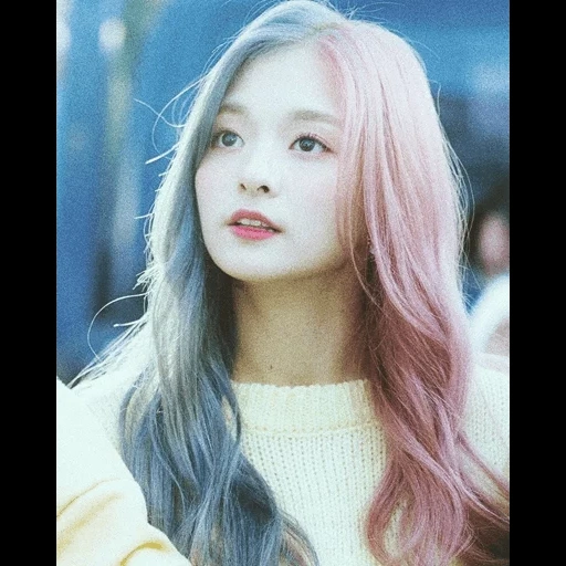 девушка, dye hair, black pink, lee nagyung, корейские волосы