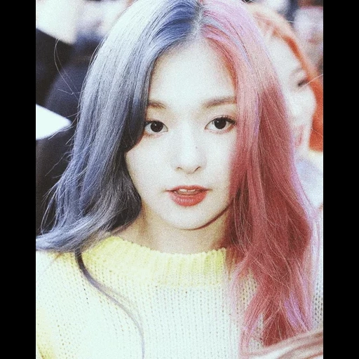 девушка, нагён fromis_9, корейские волосы, азиатские девушки, lee nagyung цветные волосы