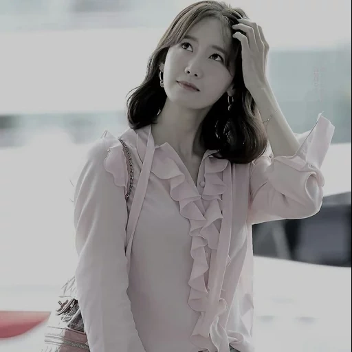 asiatiques, filles, femmes, chère miss drama, yoona cheveux courts