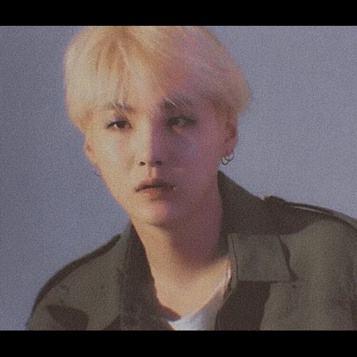 asiático, bts suga, bts yoongi, nube rubia, ming yong yi augusto di