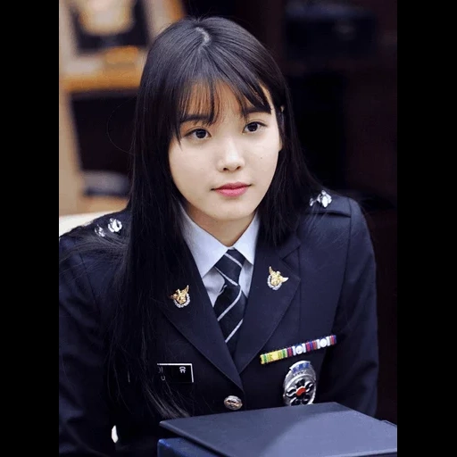 lee ji-eun, policía de lee ji eun, coreanos son oficiales de policía, policía de chicas de japón, uniforme de la policía coreana