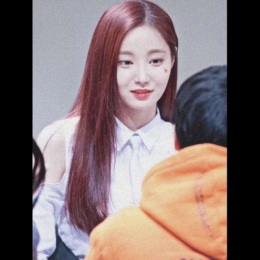 korean girl, asian girls, lovely asian girl, momoland yeonwoo red hair, beautiful asian girl