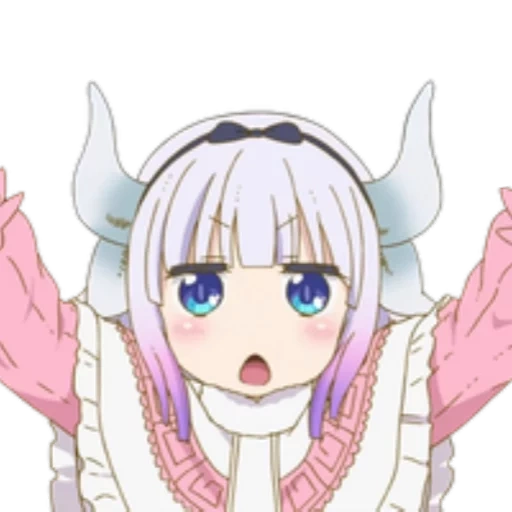 kanna kamui, kobayashi san, kobayashi's maid, kobayashi's maid, kobayashi's dragon maid