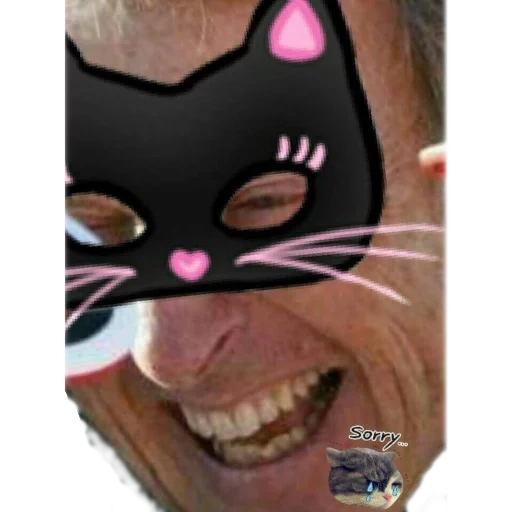máscara de gato, máscara de gato, gato máscara, máscara de gato negro, máscara de gato volumétrica