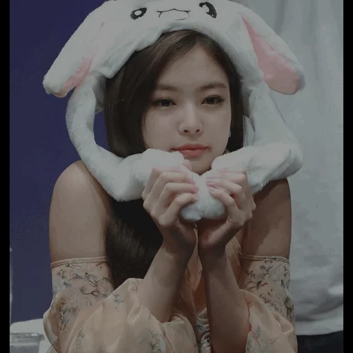 kim jennie, дженни ким, black pink, блэк пинк ушками, jennie blackpink