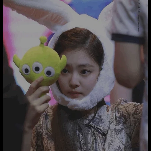 asian, kim ji-soo, chinese drama, korean actress, blackpink jenny rabbit ears