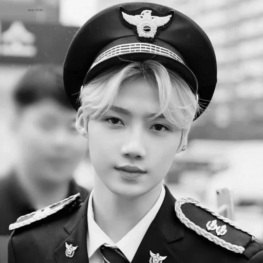 asian, kim young, bangtan boys, handsome boy, eric police uniform boy