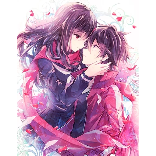 anime, anime couples, anya couples, lovely anime couples, paired anime art
