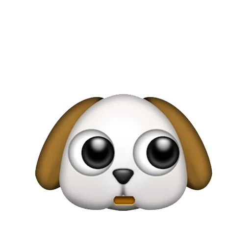 cane sorridente, emoticon cane, emoticon cane, emoticon cane, emoticon cane di mela