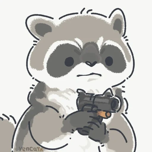 raccoon, raccoon, comb, raccoon cute drawing