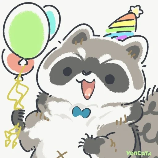 raccoon, the raccoon is cute, raccoon cute drawing, animals are cute drawings