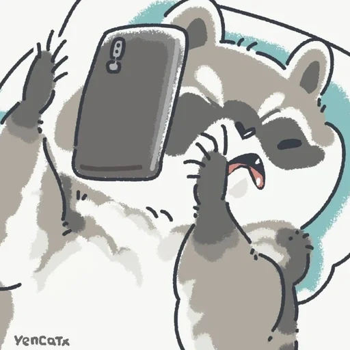 rakun, gambar rakun, raccoon menggambar lucu