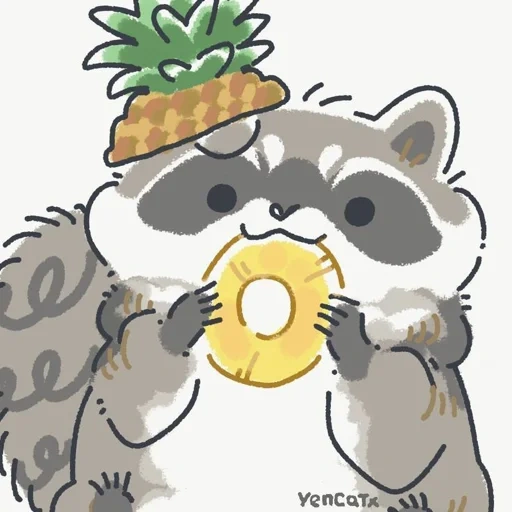 raccoon, raccoon drawing, animated, raccoon cute drawing