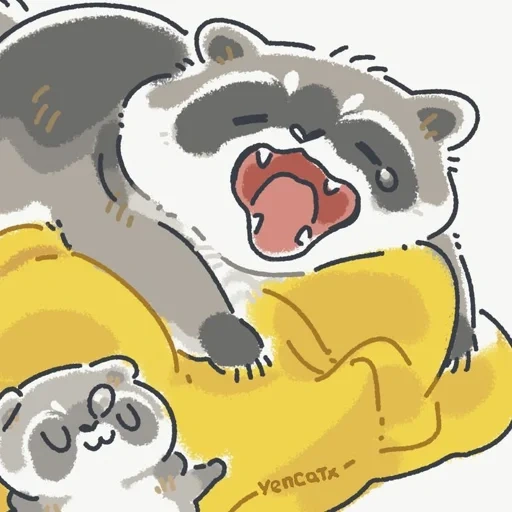 raccoon, emoji, raccoon drawing