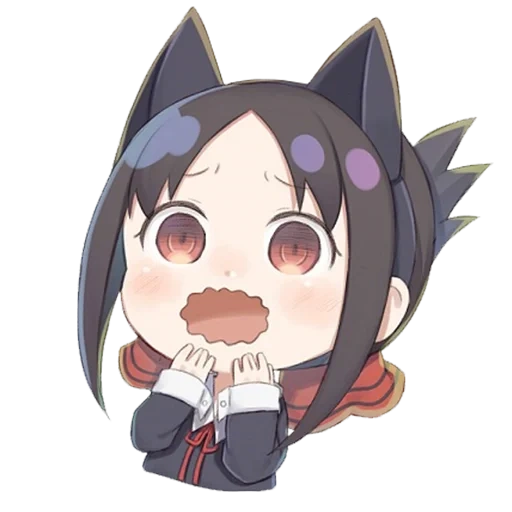 chibi, pas de chibi, emoji anime, pneu chibi kaguya