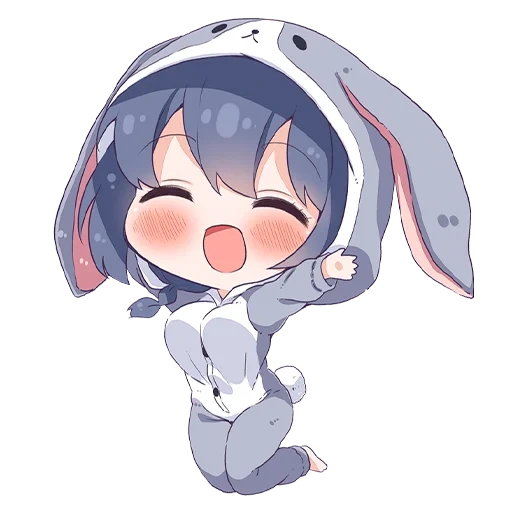 anime mignon, chibi yuru yuri, personnages d'anime, anime dessins mignons, fille anime kigurumi