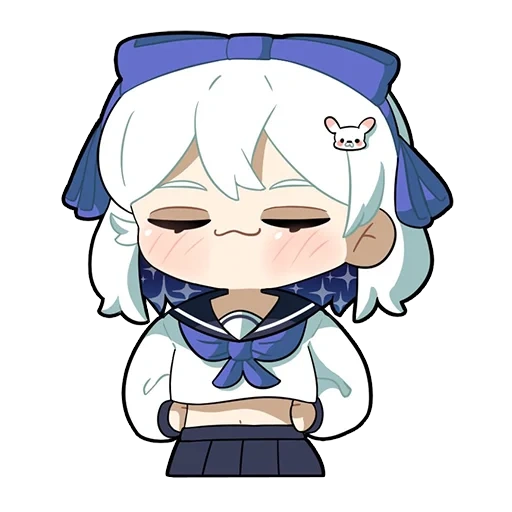 pacote, azur lane chibi, personagens de anime