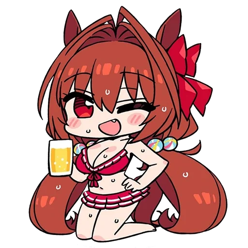 chibi, anime, people, gacha life, uliana neko