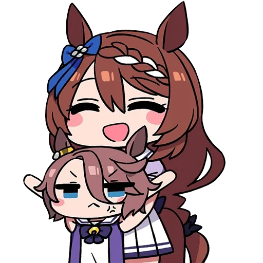 chibi, anime, ide anime, uma musume pretty derby chibi, doki doki literature club arty