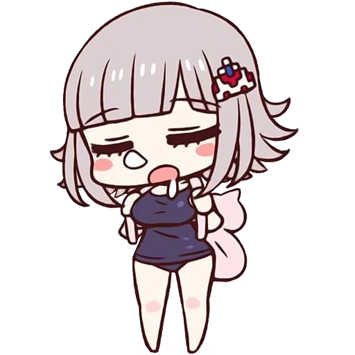 anime fofo, desenhos de anime, personagens de anime, chiaki nanami chibi, desenhos fofos de chibi