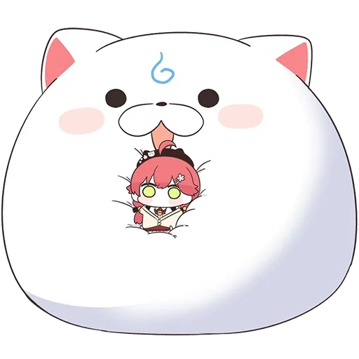 kawai, anime cute, das bild von cavai, die kätzchen von kavai, schöne kavai-gemälde