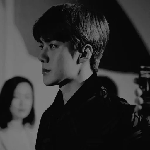 exo sehun, pak chanyeol, sehun dogko, jimin bts berwarna hitam, pak jimin black