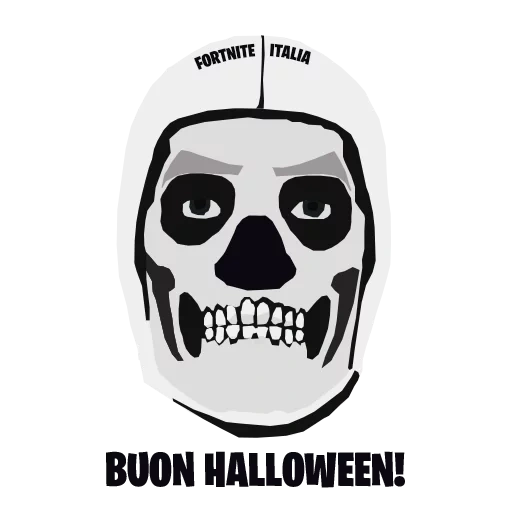 máscara, máscara, skull trooper, máscara de equipe, 1500 pedaços de pele de fortnight