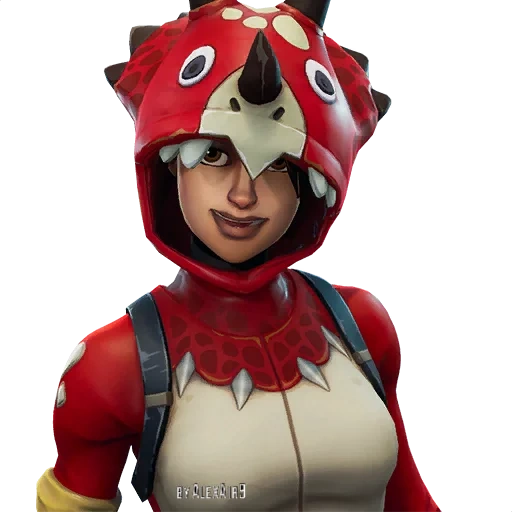 fortnita, pieles ford nights, formet tricera ops, la piel es inteligente hacia atrás, formnet tricera ops arte