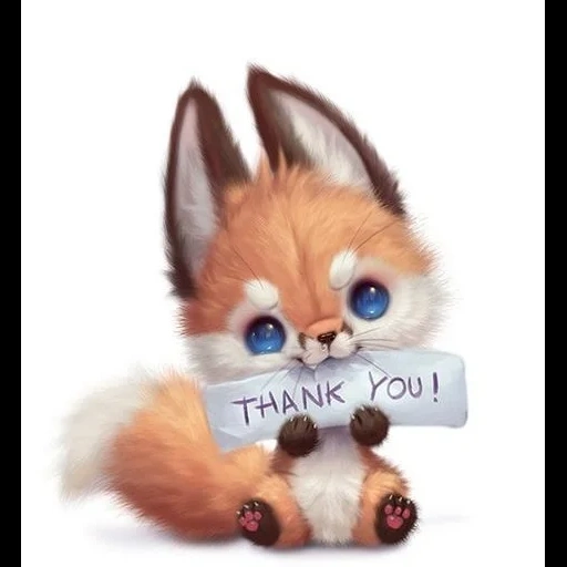the fox is cute, animals are cute, art silver fox fox, anime animals are cute, cute animal patterns