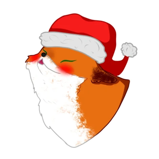 fox, santa claus