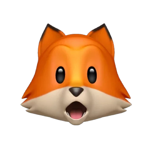 animoji, the fox of the expression, animogi fox, animogi fox, animoji iphone fox