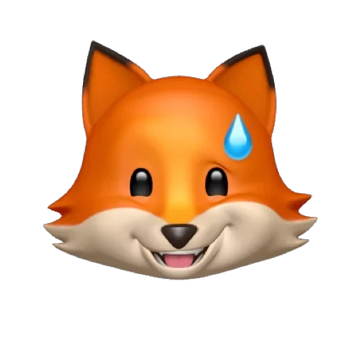 animoji, animoji fox, animoji fox, animoji iphone fox, kopieren lächelt