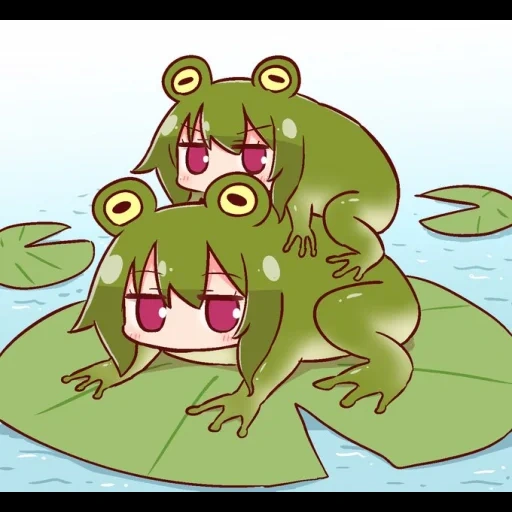anime, frog eyes, creatividad de animación, animación linda, enciclopedia de la niña rana