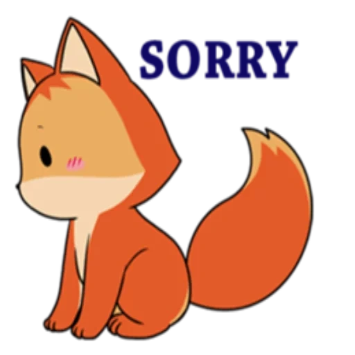 kawaii фокс, cute fox mascot, светленькая паппи