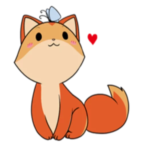 fusy, bello, kawaii fox