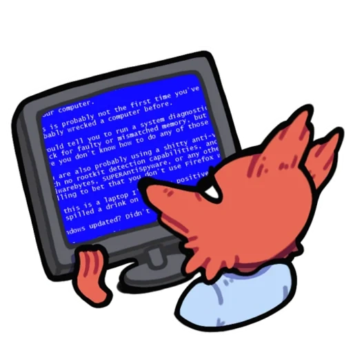 tela, desconhecido, programador, programador de raposa